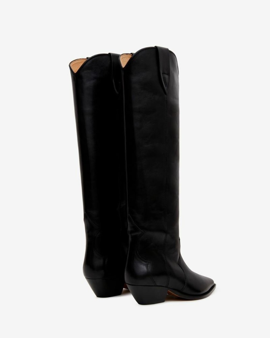 Chaussures Isabel Marant | Bottes En Cuir Velours Denvee