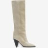 Chaussures Isabel Marant | Bottes En Cuir Velours Ririo