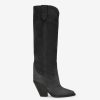 Chaussures Isabel Marant | Bottes En Cuir Velours Lomero