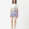 Marant Etoile Isabel Marant | Short En Coton Imprime Jocadia