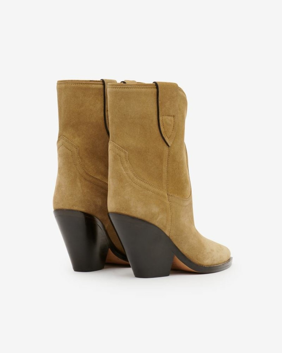 Chaussures Isabel Marant | Bottines En Veau Velours Leyane