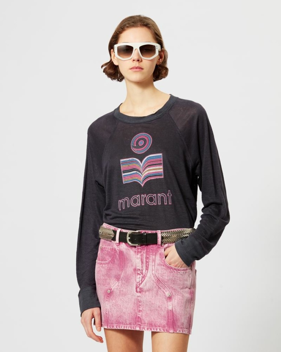 Marant Etoile Isabel Marant | Tee-Shirt En Lin Kiefferf