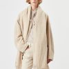 Marant Etoile Isabel Marant | Manteau A Franges En Laine Faty