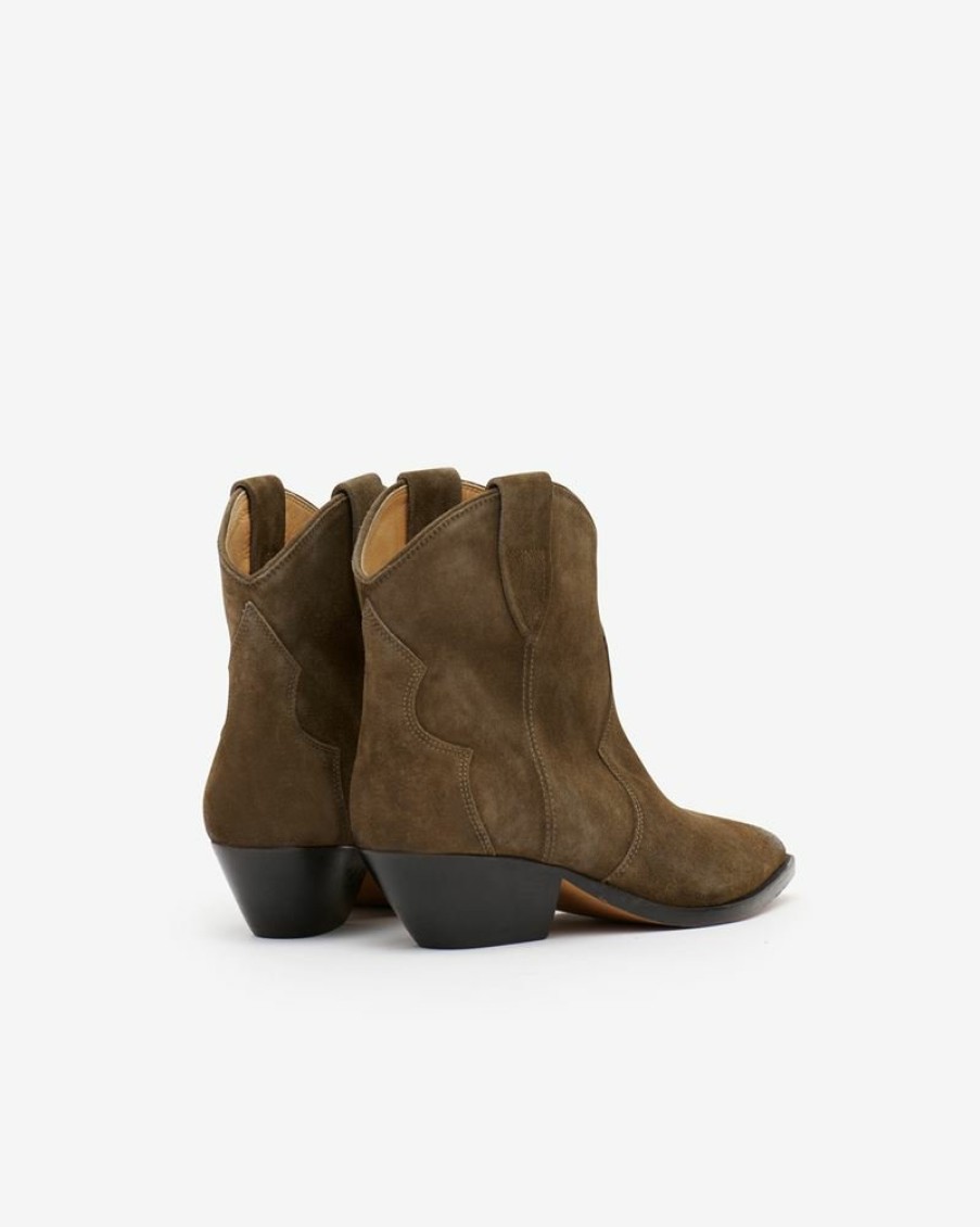 Chaussures Isabel Marant | Dewina Bottines En Cuir Velours