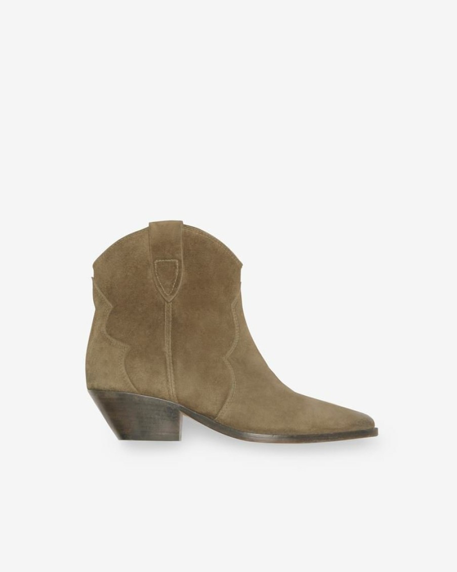 Chaussures Isabel Marant | Dewina Bottines En Cuir Velours