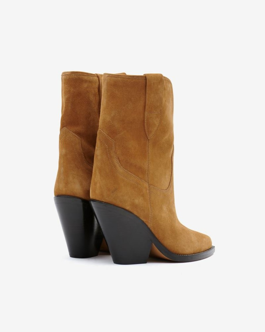 Chaussures Isabel Marant | Bottines En Veau Velours Leyane