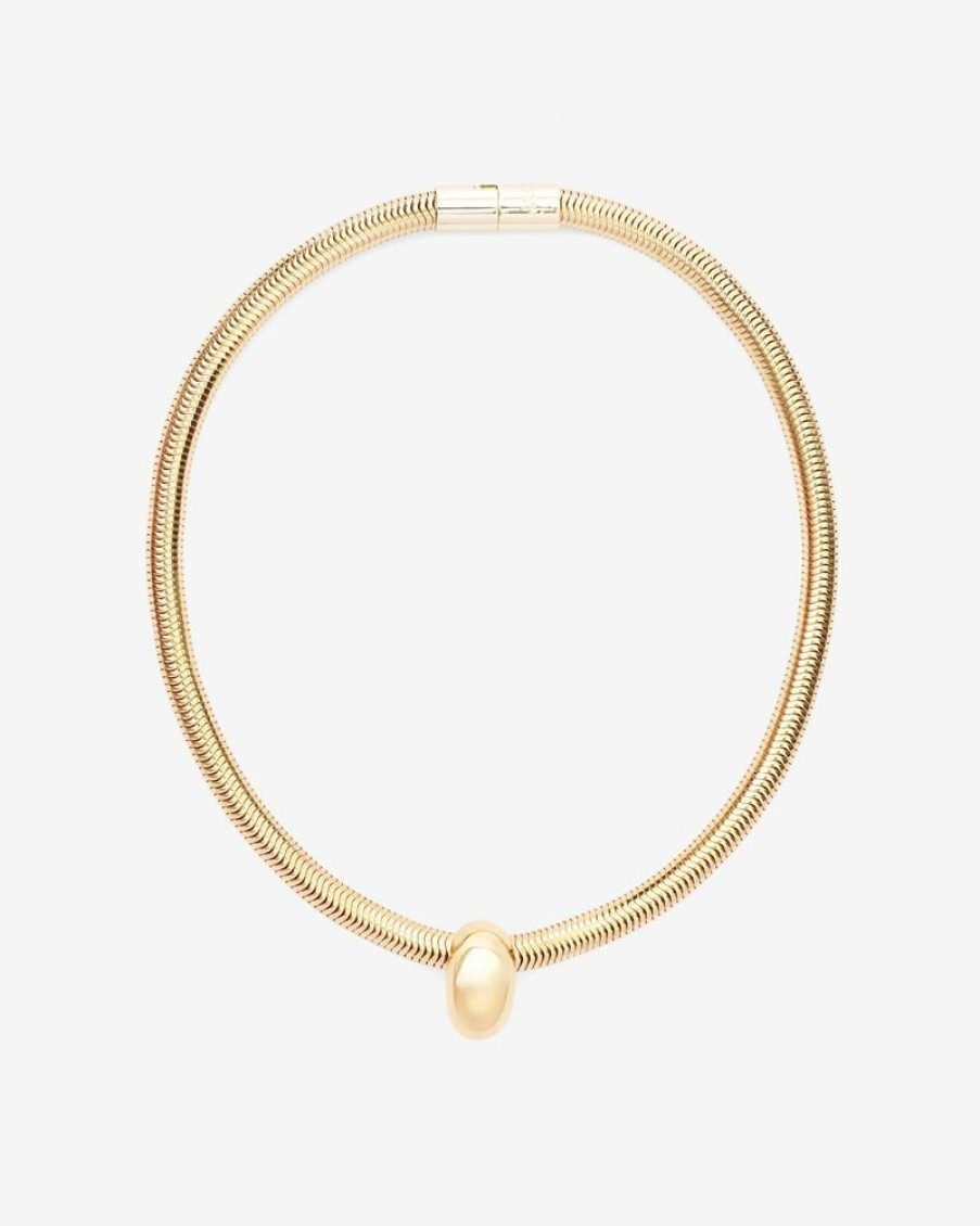 Accessoires Isabel Marant | Collier Ras Du Cou Shiny Crescent