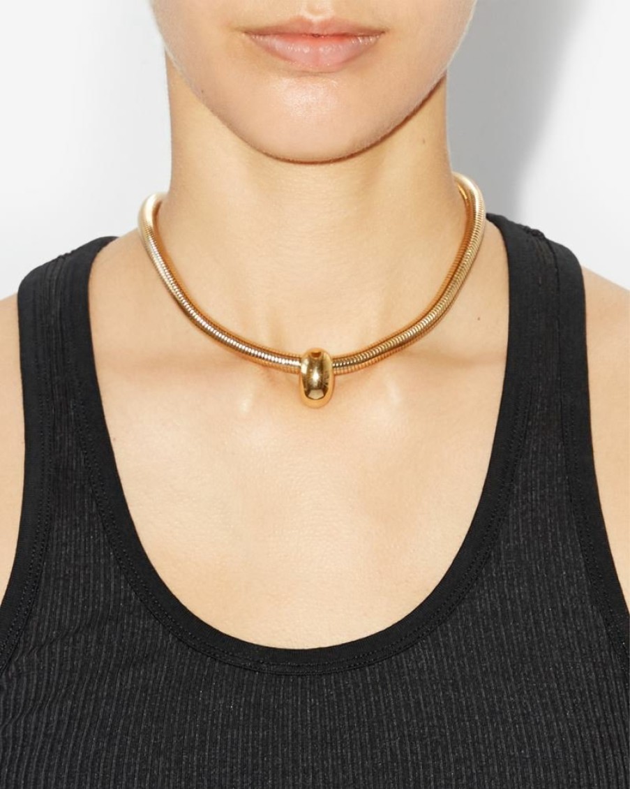 Accessoires Isabel Marant | Collier Ras Du Cou Shiny Crescent