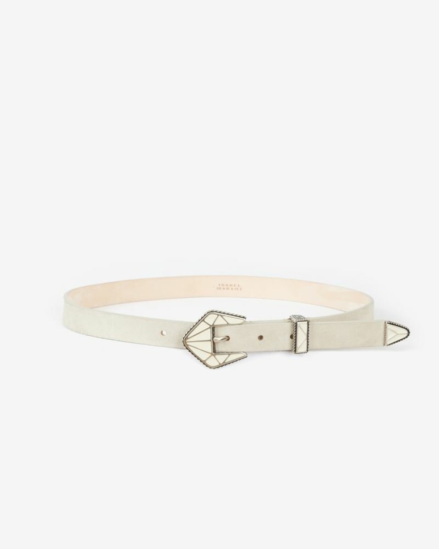 Accessoires Isabel Marant | Ceinture En Veau Velours Coraline