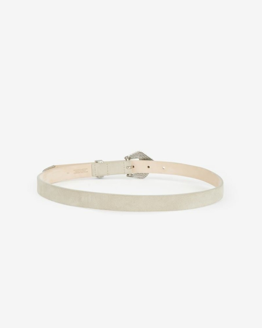 Accessoires Isabel Marant | Ceinture En Veau Velours Coraline