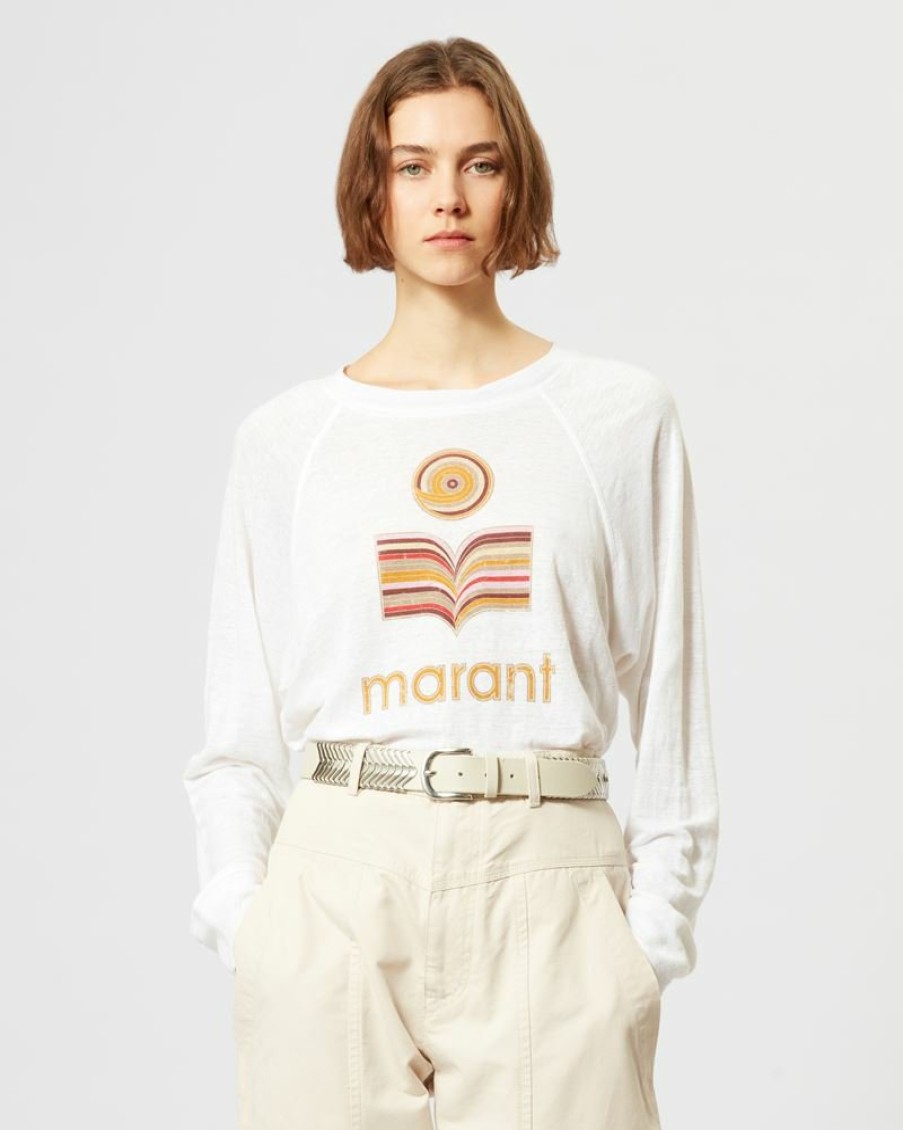 Marant Etoile Isabel Marant | Tee-Shirt En Lin Kiefferf