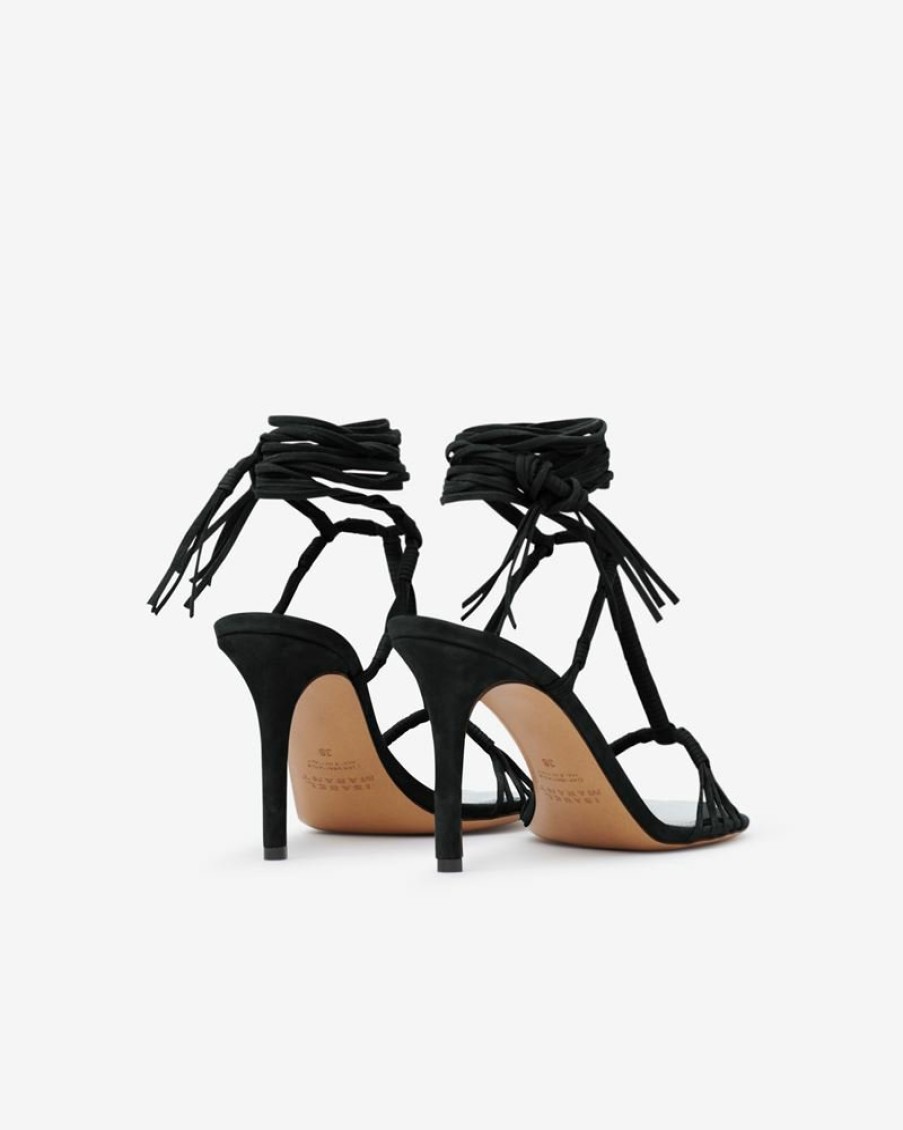 Chaussures Isabel Marant | Sandales En Cuir Velours Arja