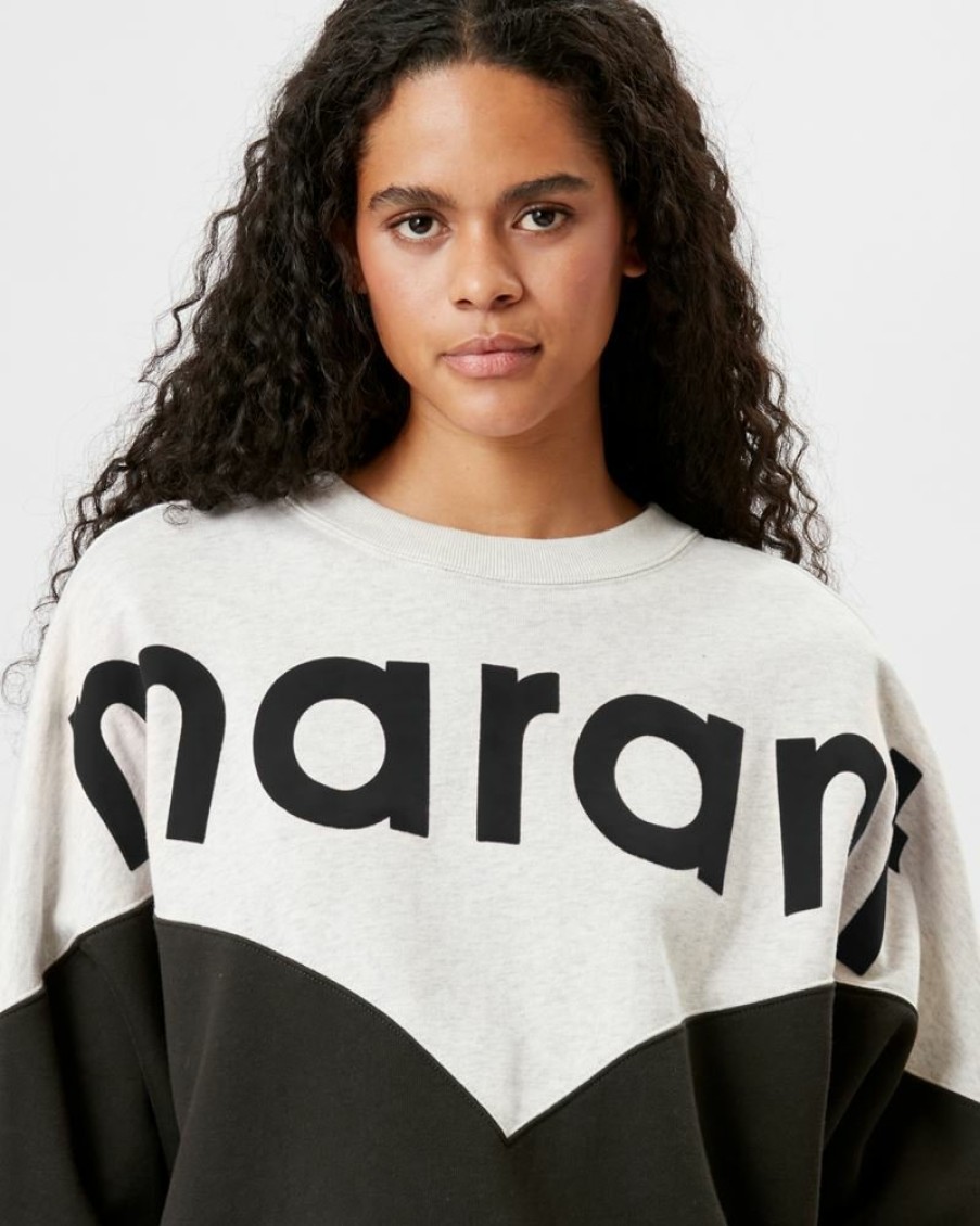 Marant Etoile Isabel Marant | Houston Sweatshirt Bicolore Logo