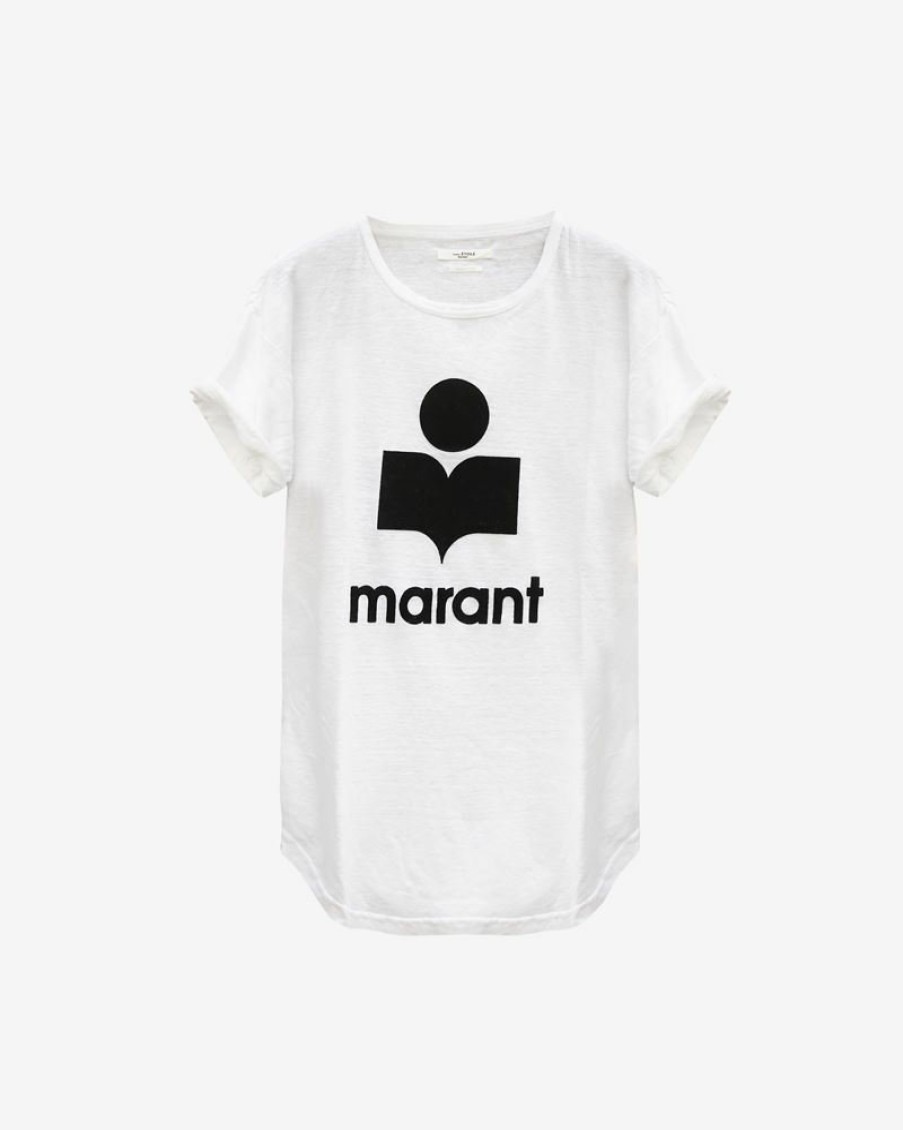 Marant Etoile Isabel Marant | Koldi Tee-Shirt Logo En Lin