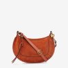 Sacs Isabel Marant | Sac Baguette En Cuir Velours Oskan Moon