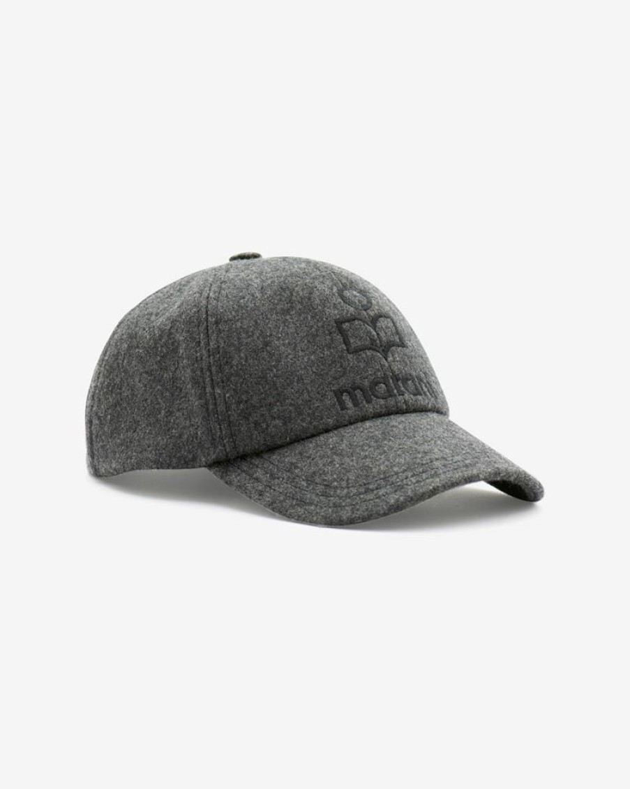 Accessoires Isabel Marant | Casquette Logo En Laine Tyron