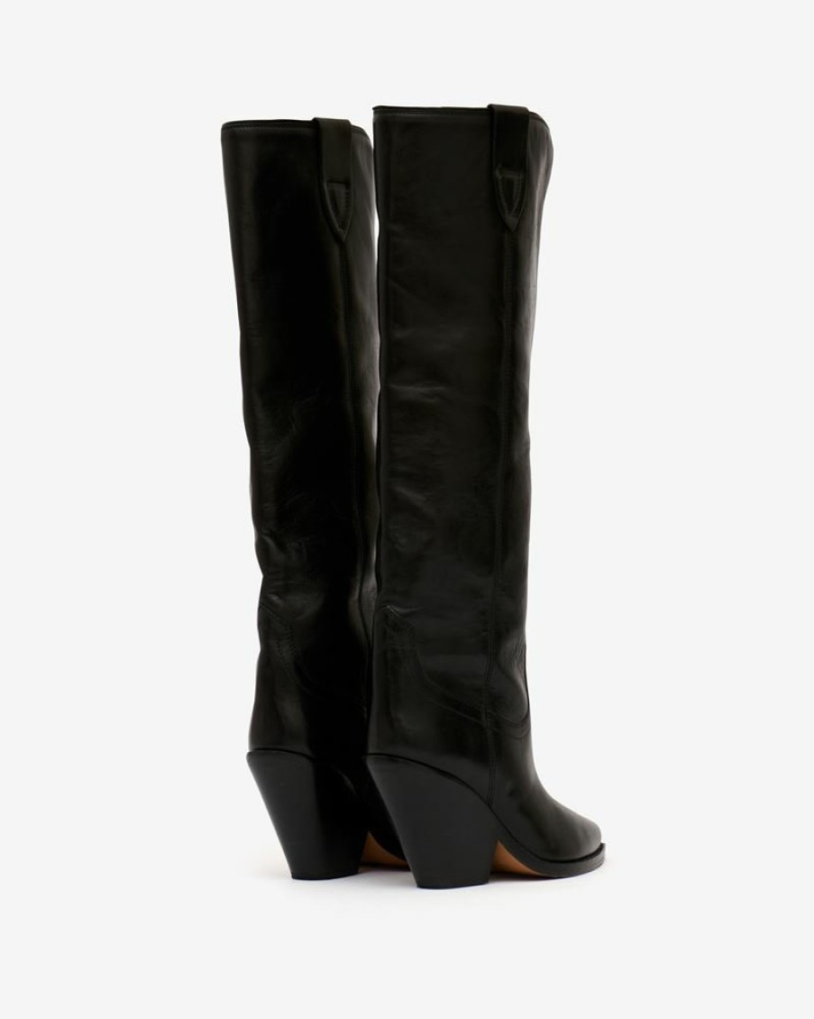 Chaussures Isabel Marant | Bottes En Cuir Velours Lomero