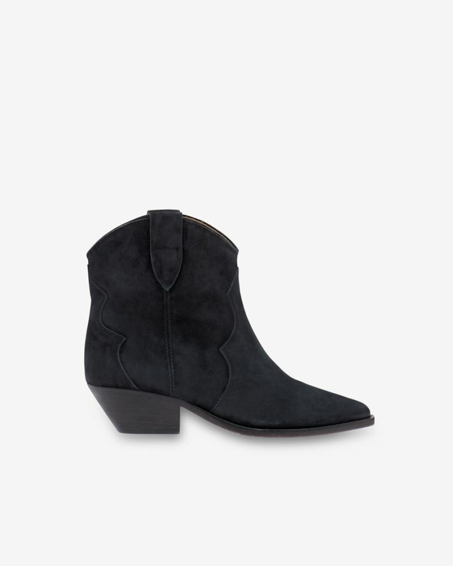 Chaussures Isabel Marant | Dewina Bottines En Cuir Velours