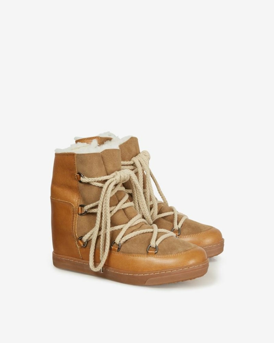 Chaussures Isabel Marant | Bottines Nowles En Cuir De Veau Nowles