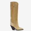 Chaussures Isabel Marant | Bottes En Cuir Velours Lomero