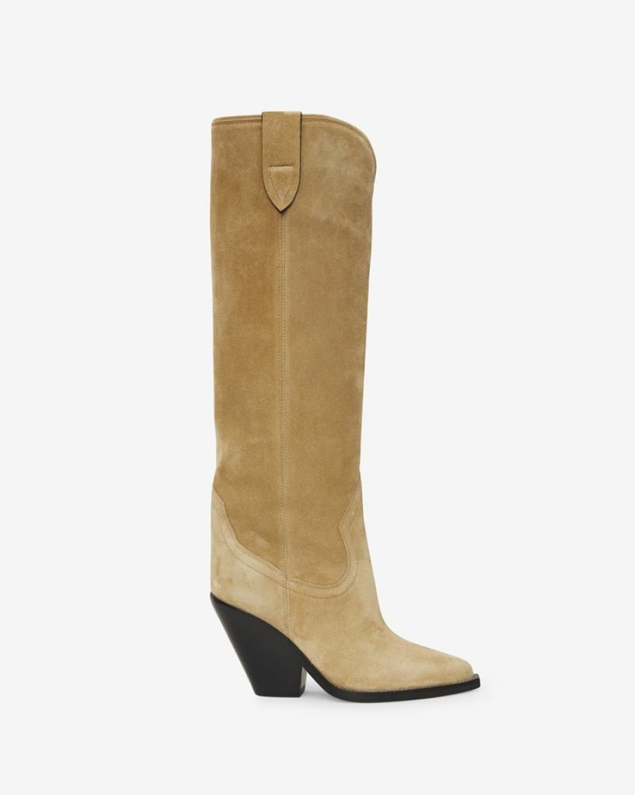 Chaussures Isabel Marant | Bottes En Cuir Velours Lomero