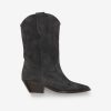 Chaussures Isabel Marant | Bottes Santiags En Cuir Velours Duerto