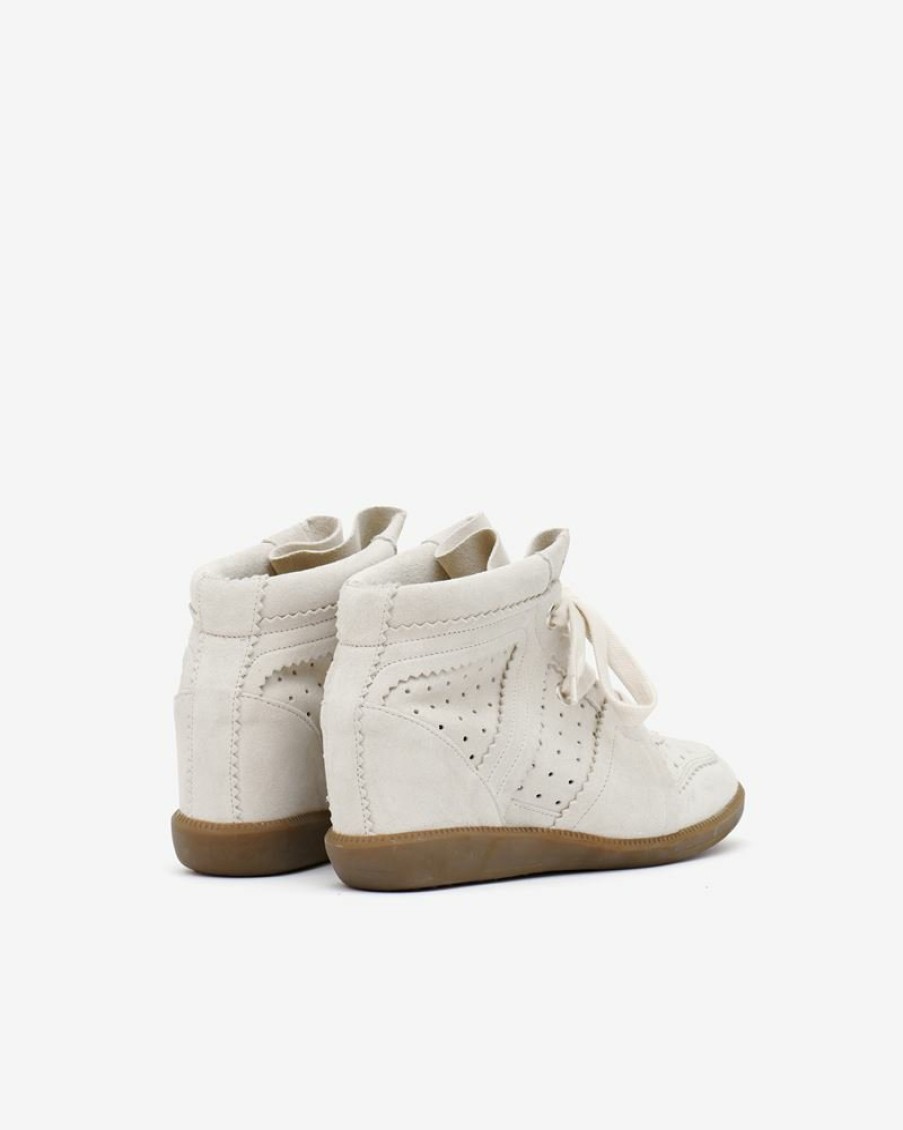 Chaussures Isabel Marant | Baskets En Cuir Velours Bobby