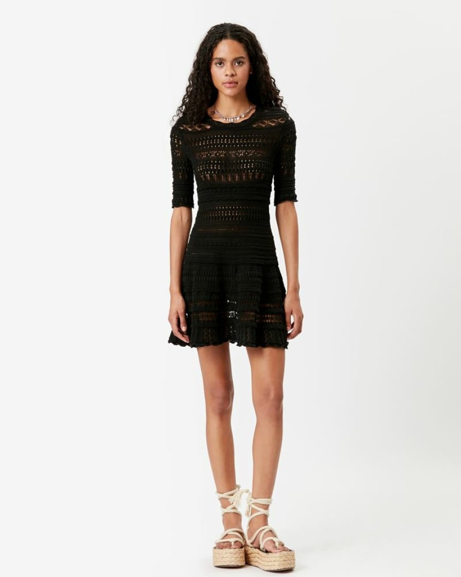 Marant Etoile Isabel Marant | Robe Facon Crochet Fauve