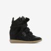 Chaussures Isabel Marant | Baskets En Cuir Velours Bekett