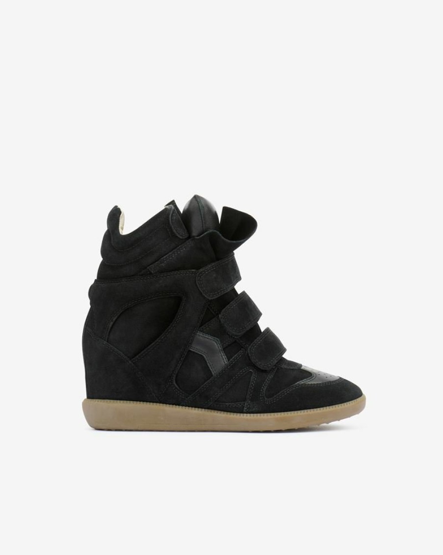 Chaussures Isabel Marant | Baskets En Cuir Velours Bekett