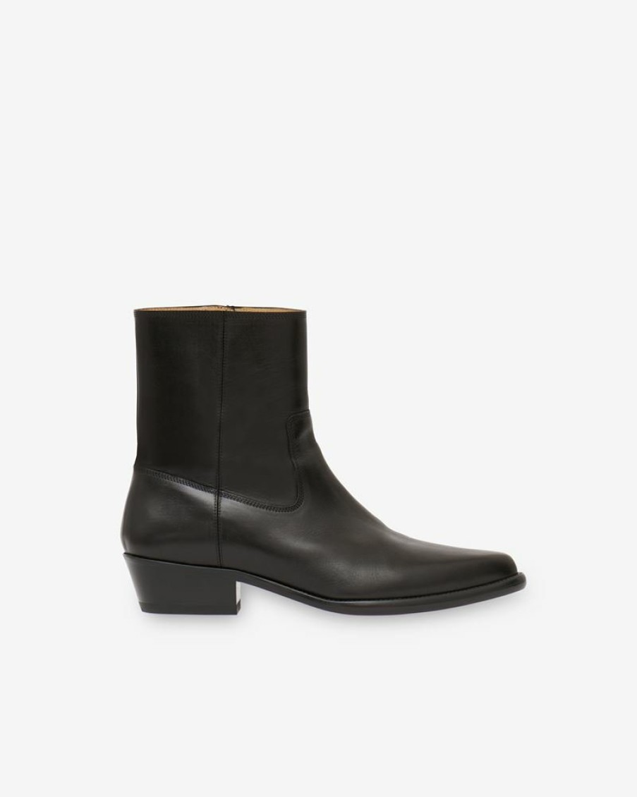 Chaussures Isabel Marant | Bottines En Cuir De Vachette Delix