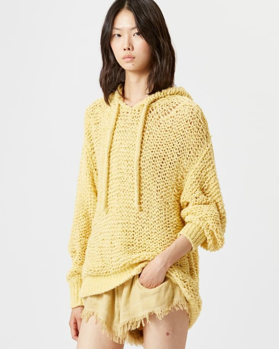 Marant Etoile Isabel Marant | Pull En Maille A Capuche Idony