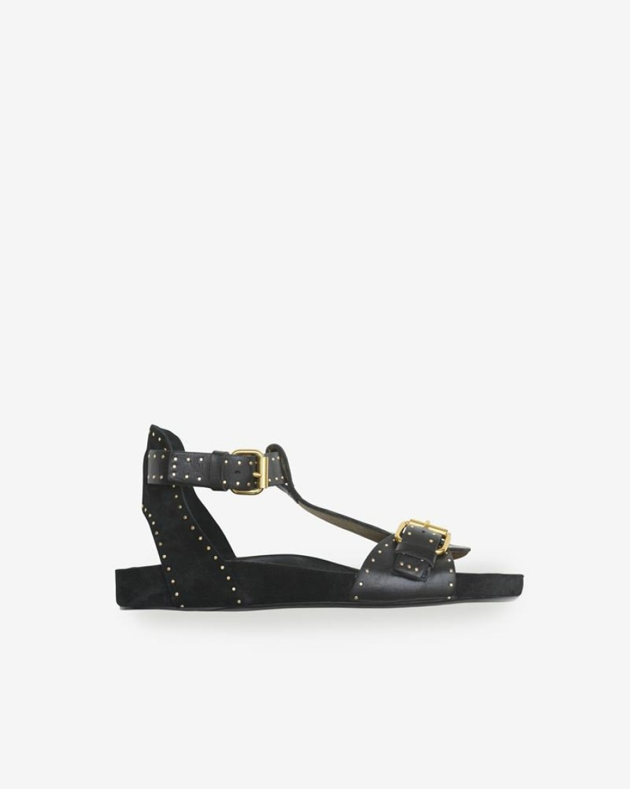 Chaussures Isabel Marant | Sandales En Cuir A Clous Layne