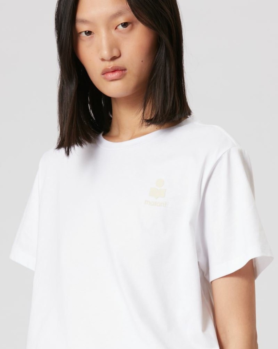 Marant Etoile Isabel Marant | Tee-Shirt Logo En Coton Aby