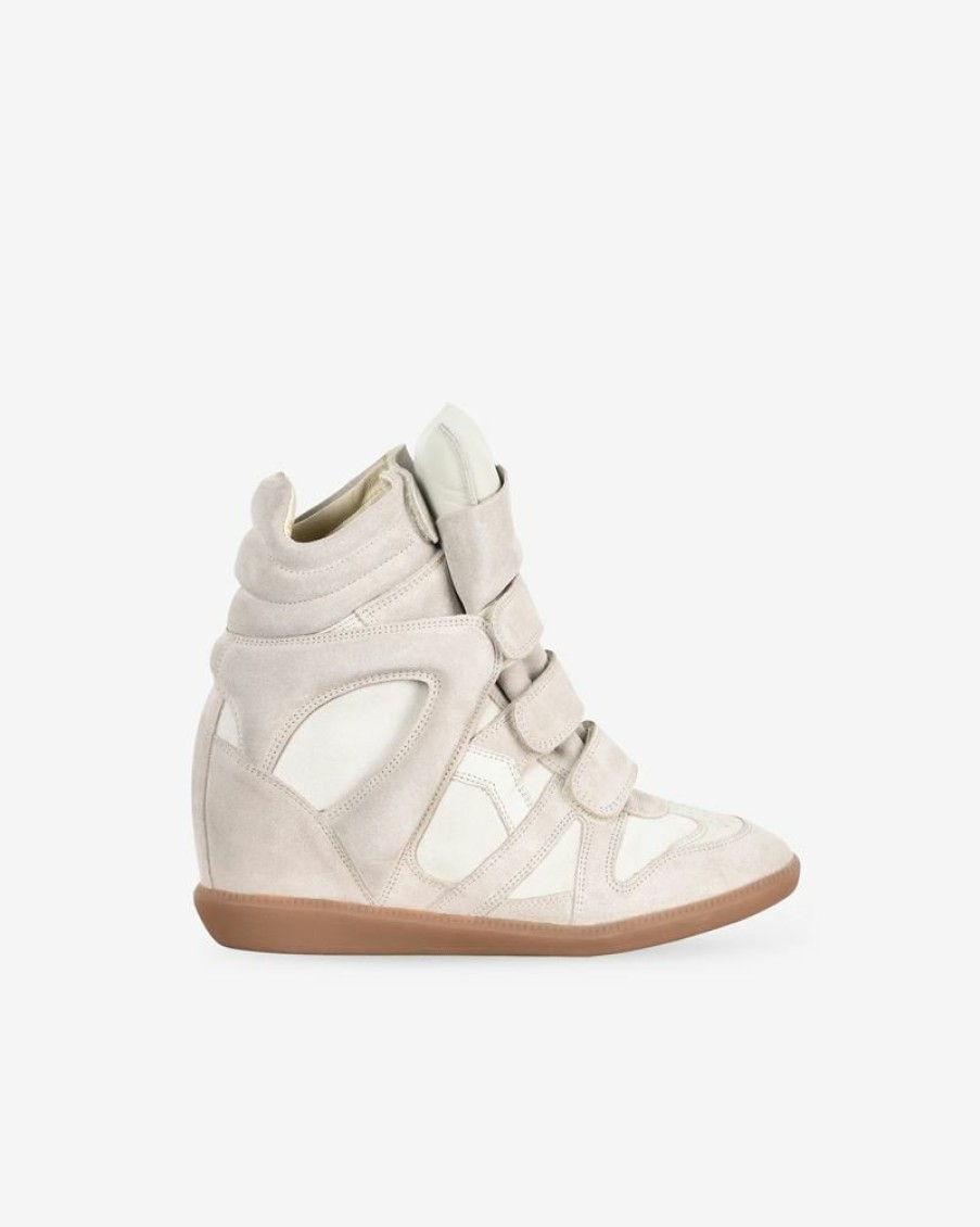 Chaussures Isabel Marant | Baskets En Cuir Velours Bekett