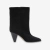 Chaussures Isabel Marant | Bottines En Cuir Veau Velours Paillete Rouxa