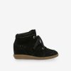 Chaussures Isabel Marant | Baskets En Cuir Velours Bobby