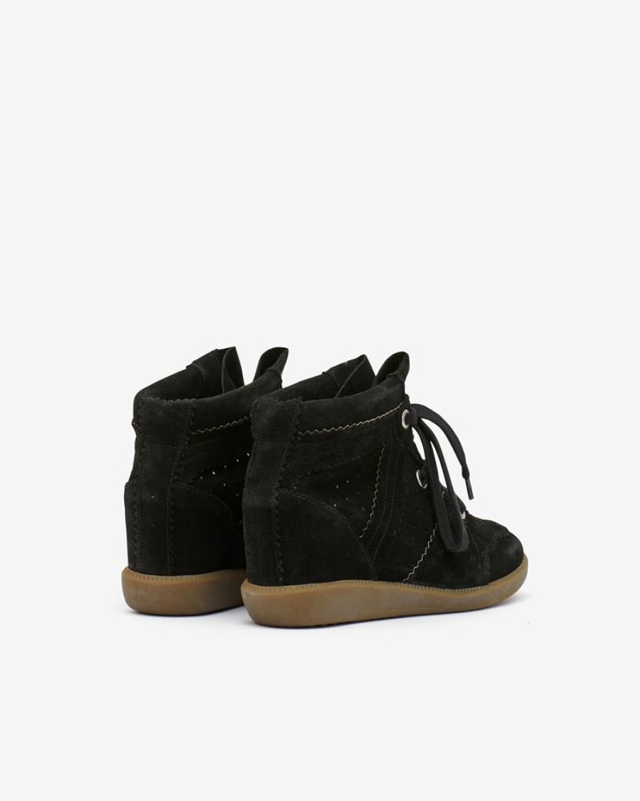 Chaussures Isabel Marant | Baskets En Cuir Velours Bobby